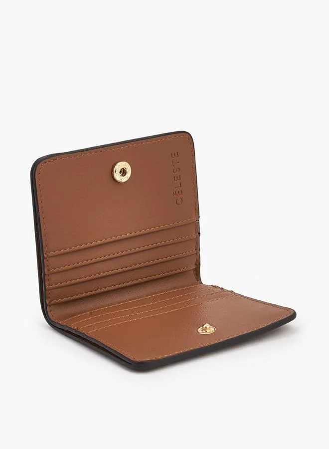 Celeste Monogram Print Wallet